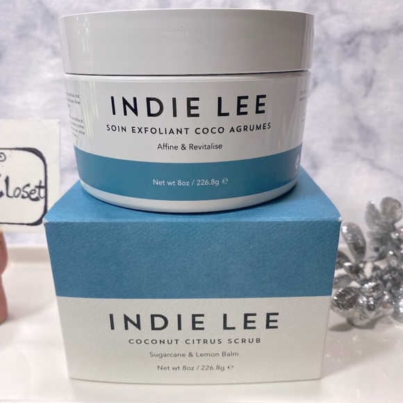 Indie Lee Coconut Citrus Scrub Sugarcane & Lemon Balm, NEW - Full Size 8 oz. - Picture 2 of 11